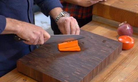 How to Hold a Knife Push Cut
