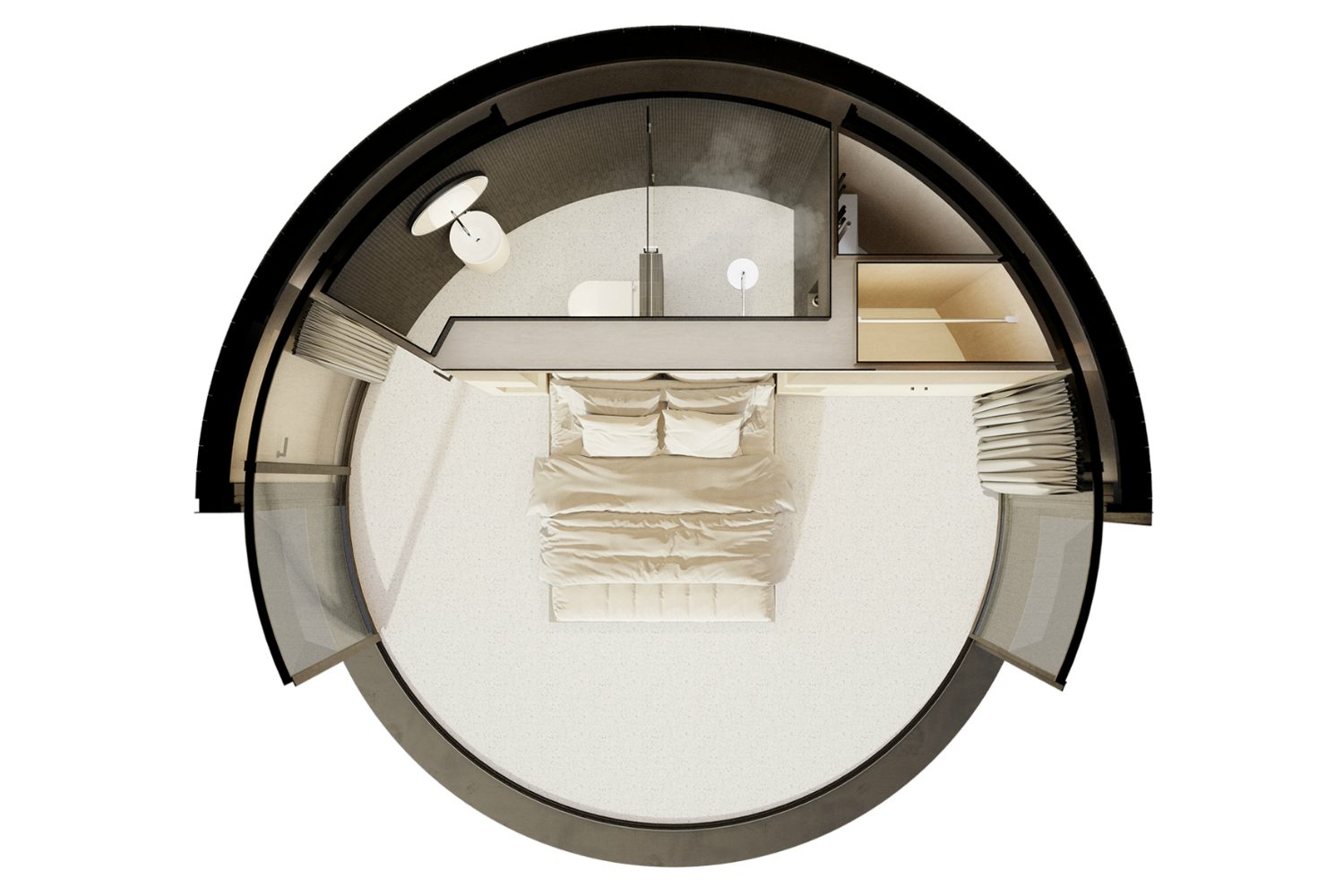 lumipod prefabricated bedroom suite 1