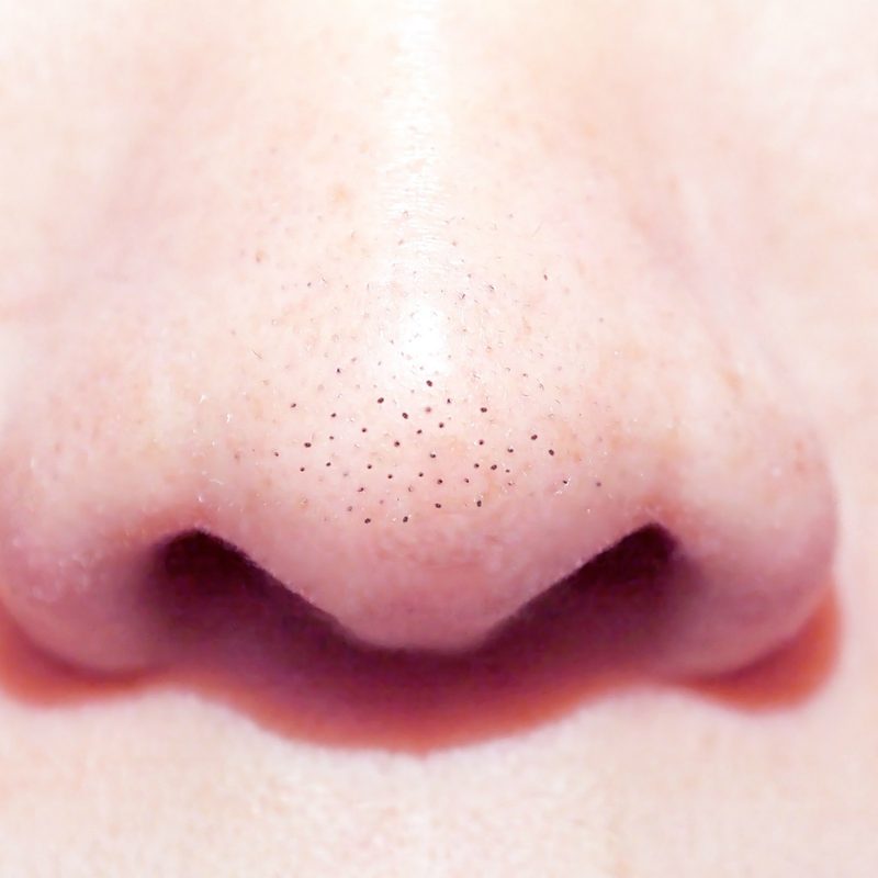 Close-up of a man's nose