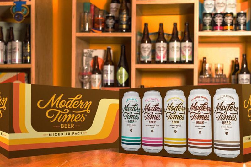 modern times beer cans