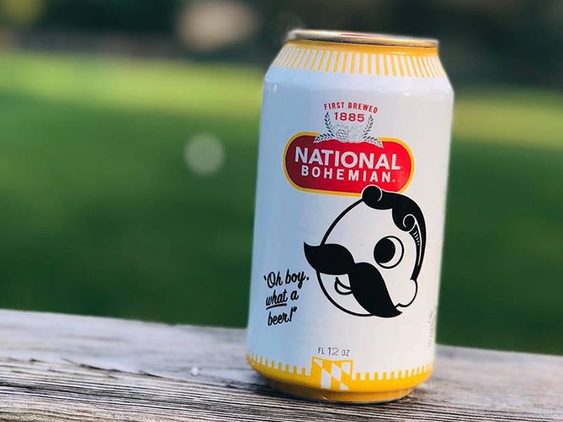national bohemian beer cans