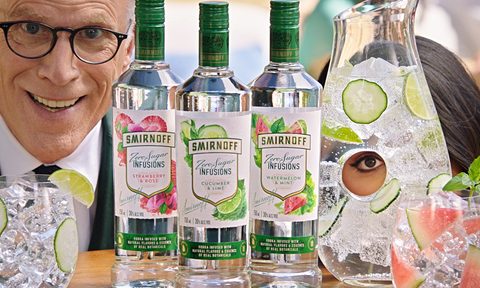 ted danson smirnoff zero sugar infusions dansen vodka feat