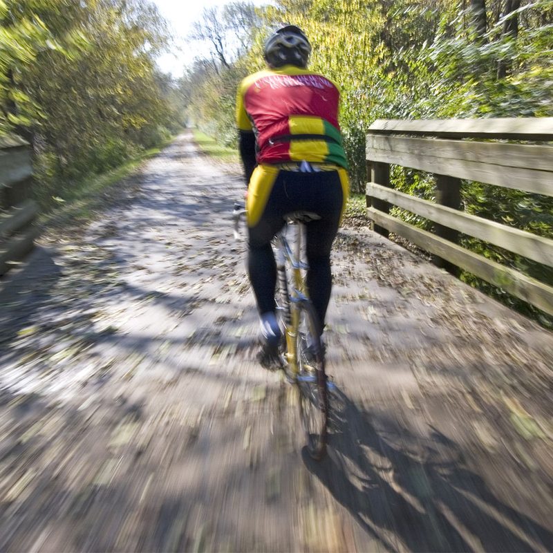 Underground railroad bicycle route