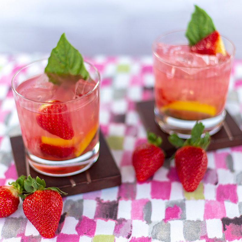 Wild Rose Gin Smash