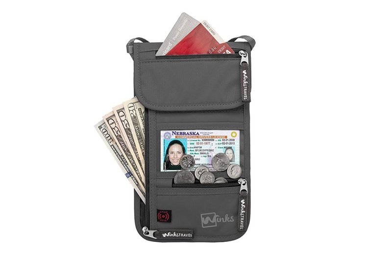 Winks Travel Neck Wallet