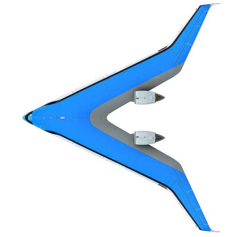 klm flying v airplane concept design flyingv tudelft 2