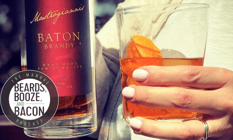 beards booze bacon ilias mastrogiannis distillery episode mastrogianis baton the manual podcast