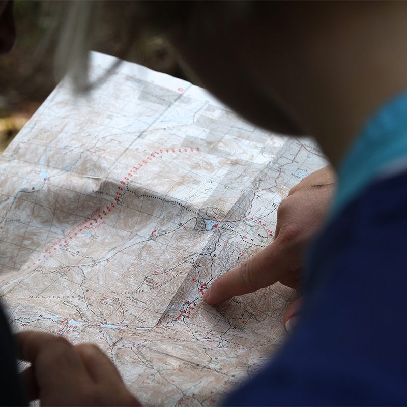 Reading a topographic map