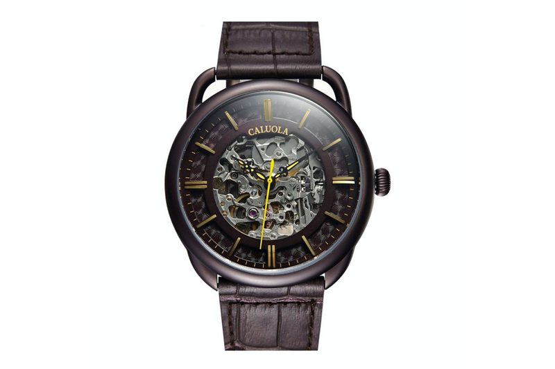 Caluola Automatic Skeleton Watch