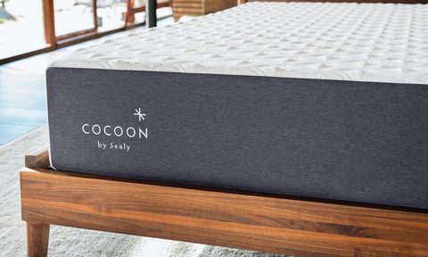 Cocoon by Sealy Chill Memory Foam mattress up close.