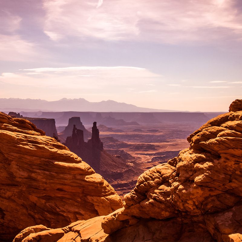 A breathtaking view of The Maze.