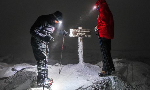 Dangerous hiking at Mount Washington