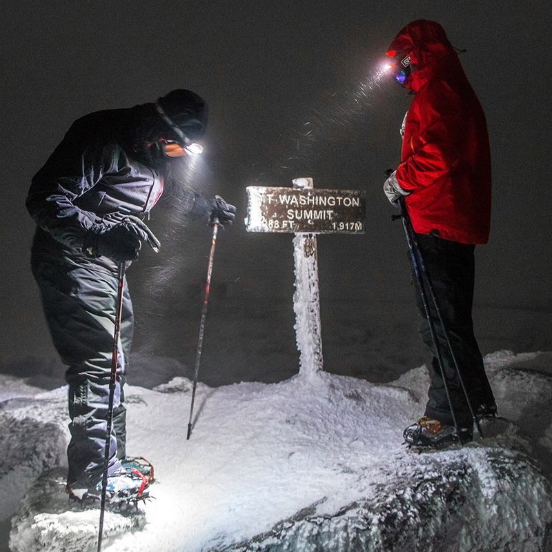 Dangerous hiking at Mount Washington