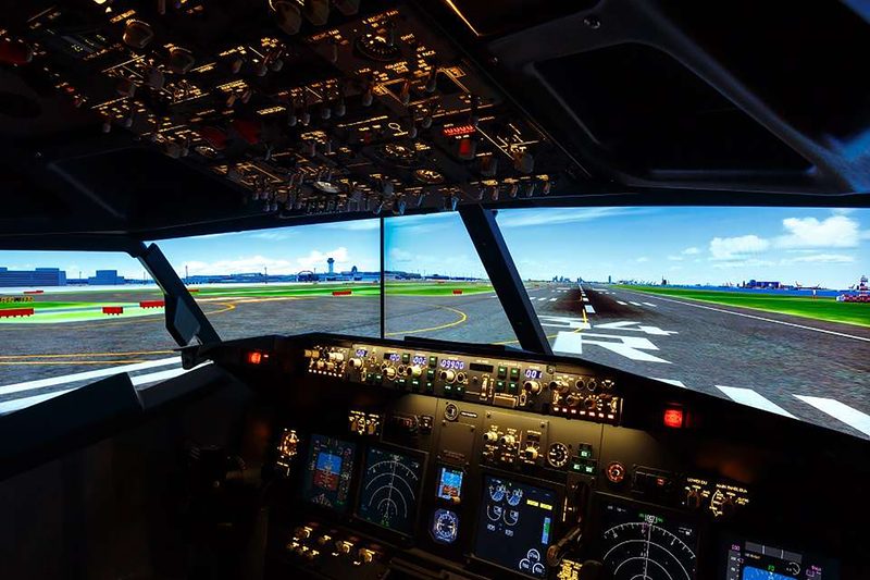 Haneda Excel Hotel Tokyu Superior Cockpit Room Flight Simulator