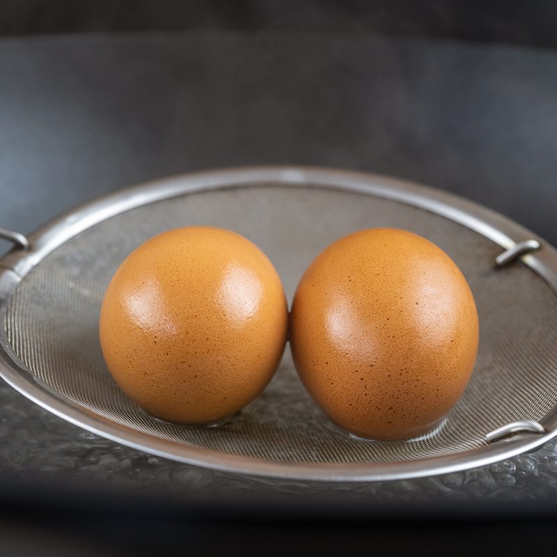 Hard-boiled eggs