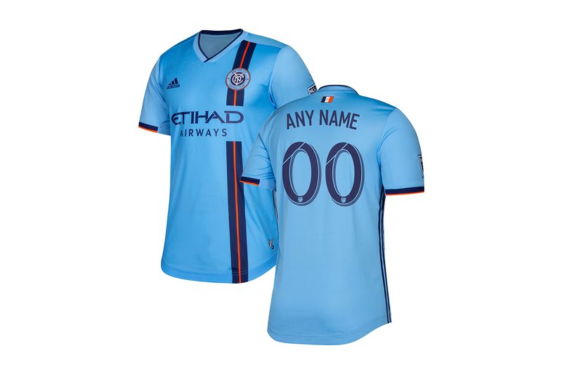 Men's New York City FC adidas Blue 2019 Primary Authentic Custom Jersey