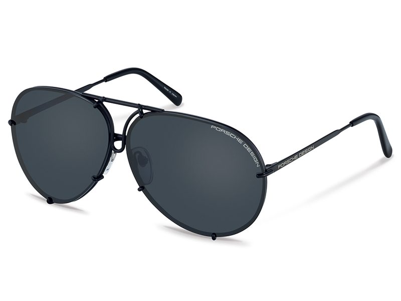 This Porsche Design P’8478 Sunglasses has a matte dark grey color with non-polarized lenses.
