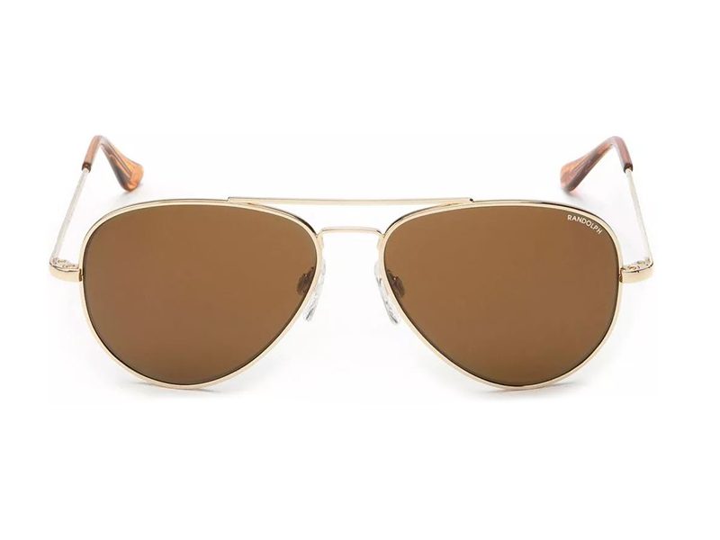 The Randolph Engineering Concorde Sunglasses features 22k Rose Gold Luxury Finish Frame & SkyForce™ Nylon Rose Gold Mirror Non-Polarized Lens frame.