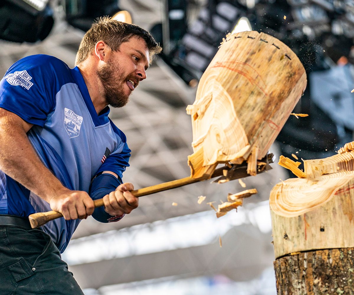 Stihl Timbersports Competition Standing Block Chop