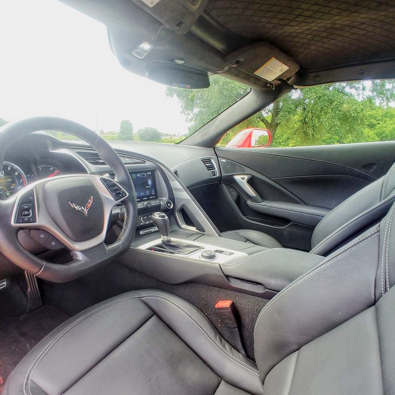 Driving the 2019 Corvette on Route 66