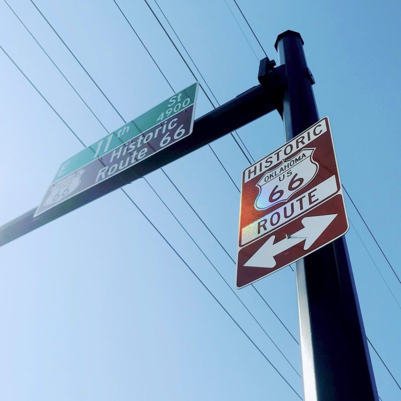 Driving the 2019 Corvette on Route 66