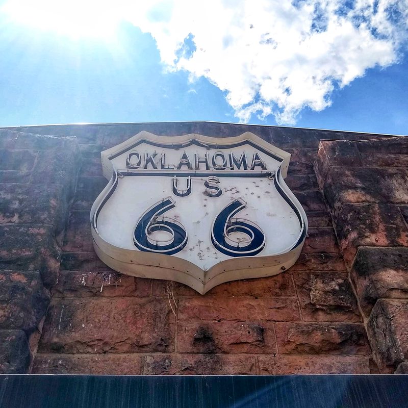 Driving the 2019 Corvette on Route 66