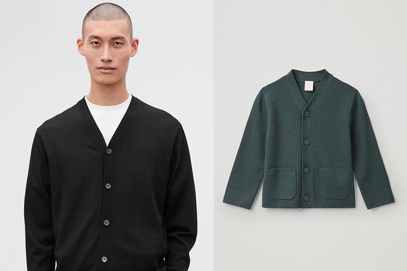 Cos Fine Merino Wool Cardigan