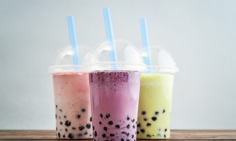 Flavored bubble tea