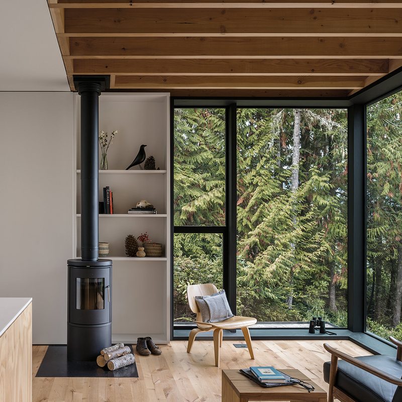 this little house in washington has big personality interior livingroom