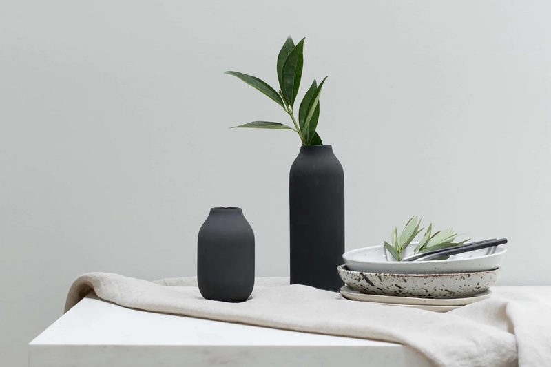 the citizenry black engobe vase
