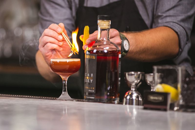How to Make a Blood and Sand Flame