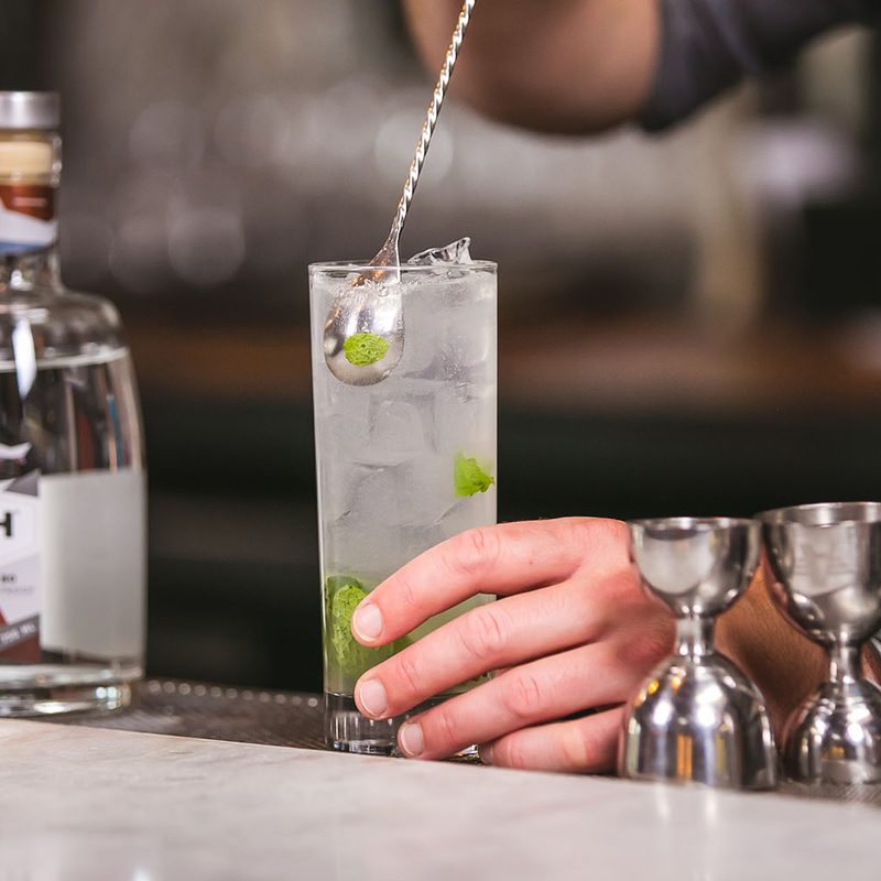 Making a mojito