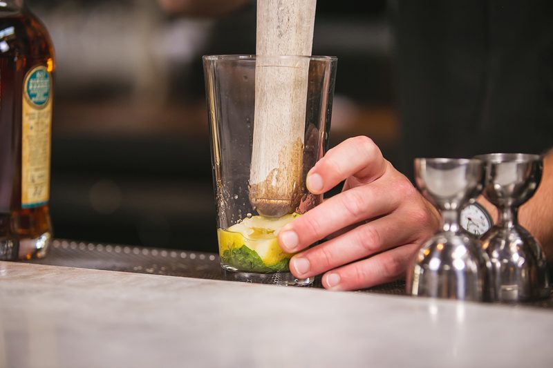 How to Make a Rye Whiskey Smash Muddle