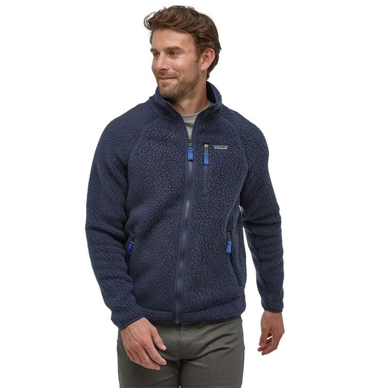 Patagonia Retro Pile Fleece Jacket worn by a model.