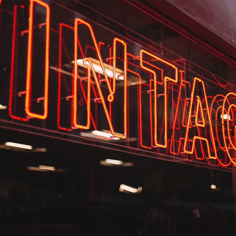 Neon vintage sign
