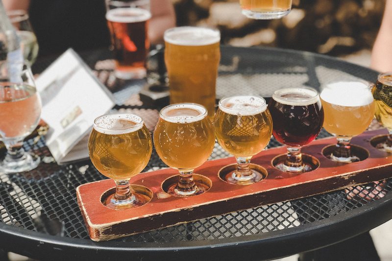 beer flight tasting