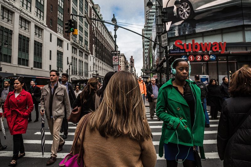 crowd intersection