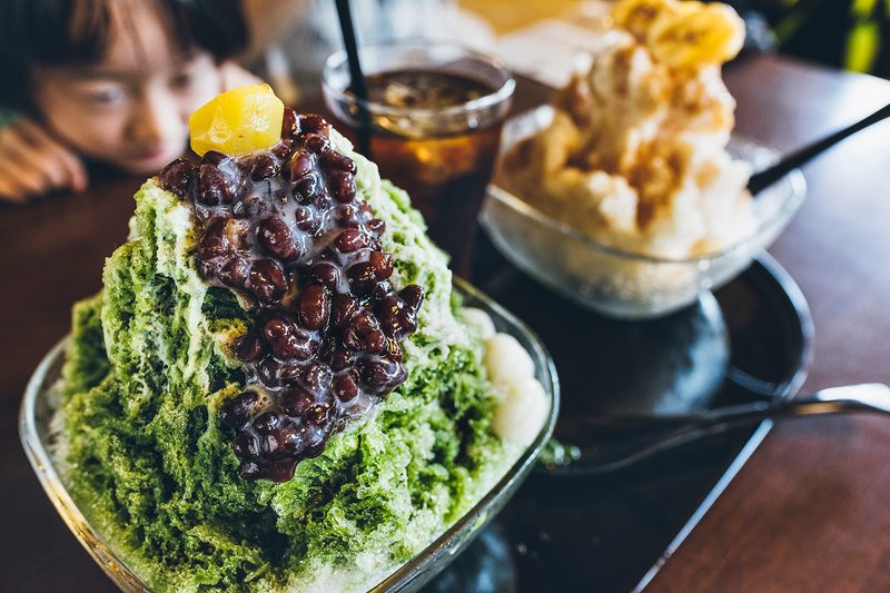 hawaiian shave ice matcha