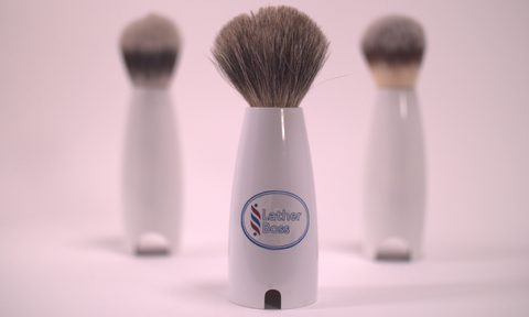 Lather Boss self-heating shave brush
