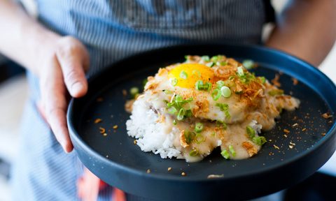 how to make loco moco recipe locomoco thepeachedtortilla