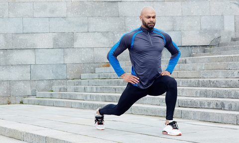 Lunge split squat