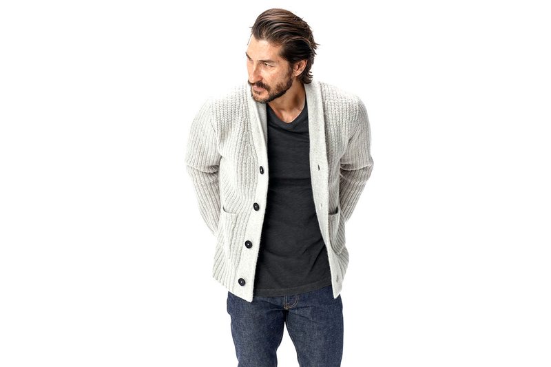 Buck Mason Vintage Cashmere Shawl Cardigan