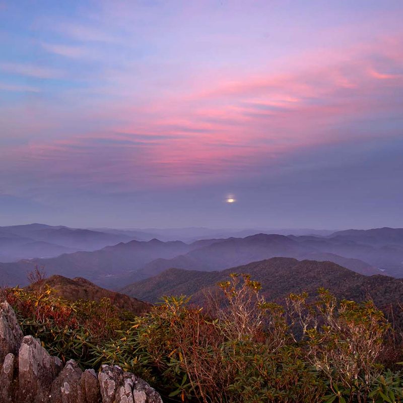 Grassy Ridge Bald in Asheville, North Carolina
