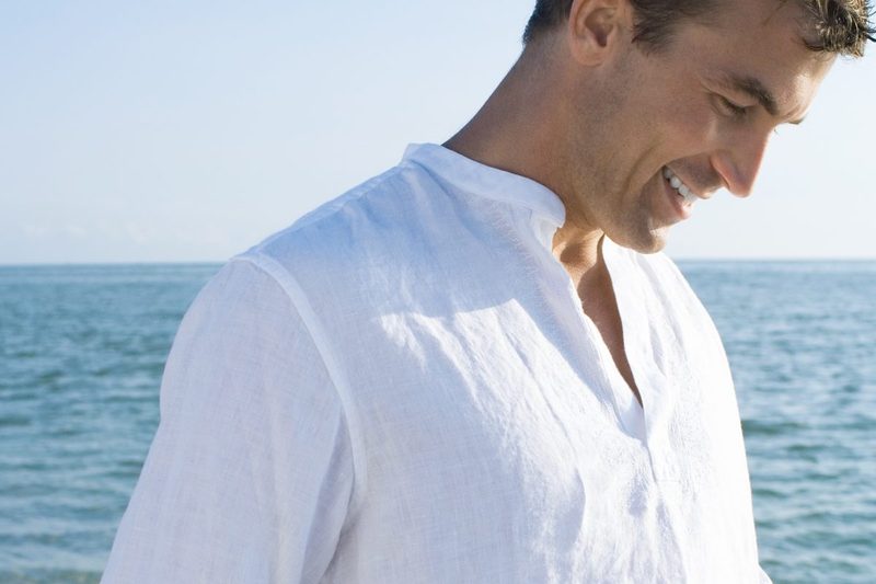linen popover shirt