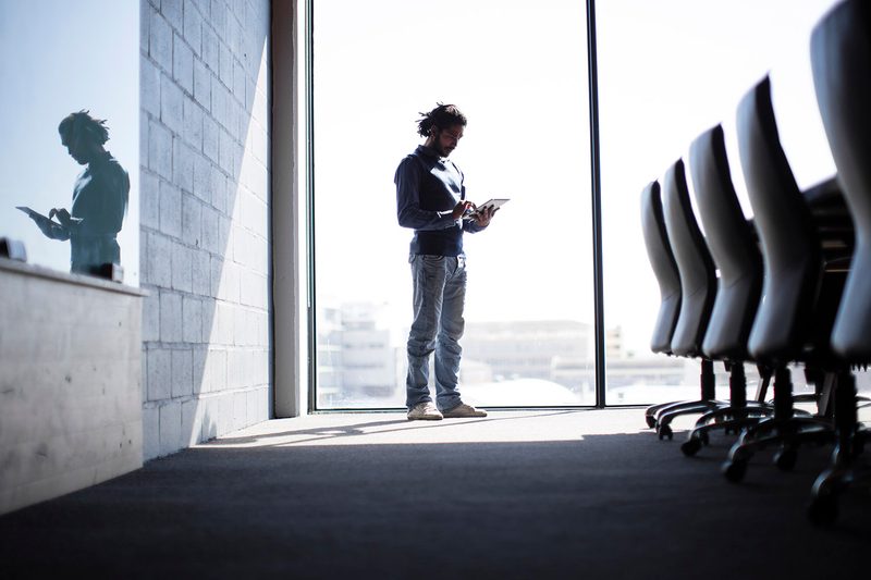 man workplace office