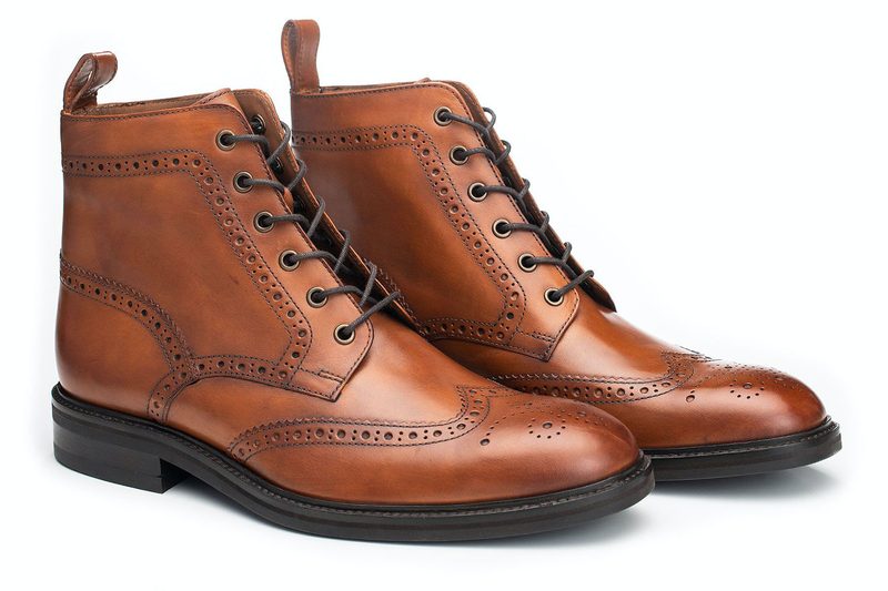 Moral Code Jacques Brogue Leather Boots
