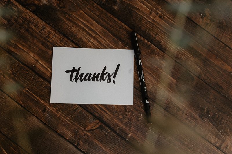 thank you letter