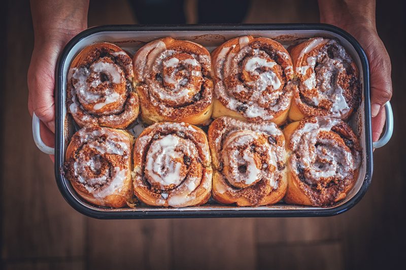 fruitcake cinnamon rolls