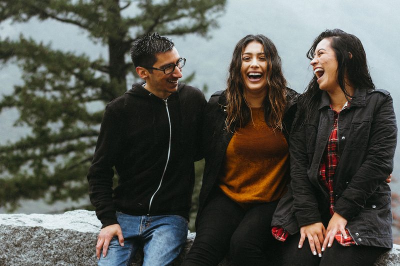 friends laughing