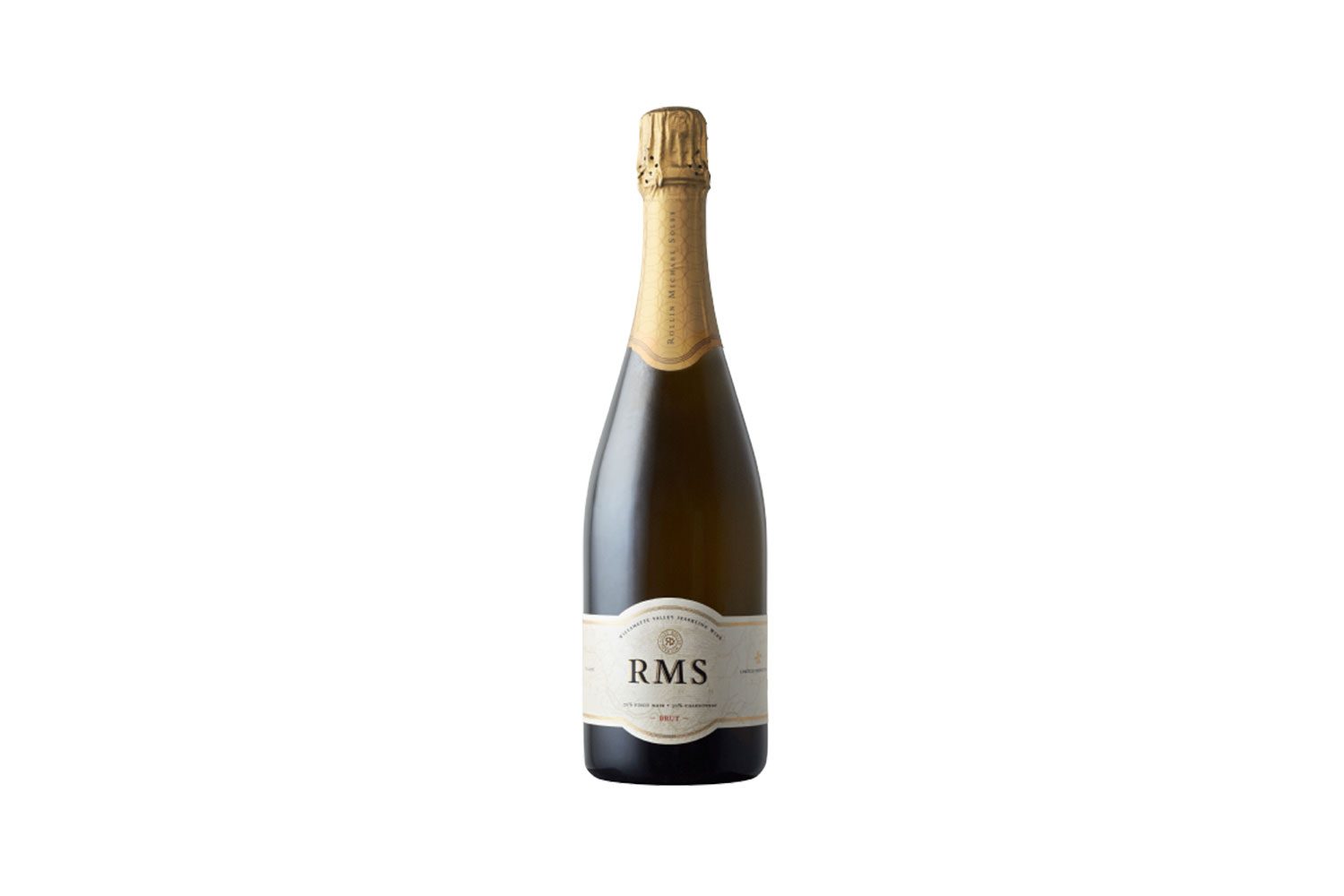 A bottle of ROCO RMS 2015 Brut.